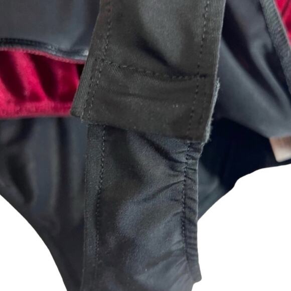 Misa Los Angeles Ari Velvet Bodysuit In Ruby Size S - Picture 7 of 11